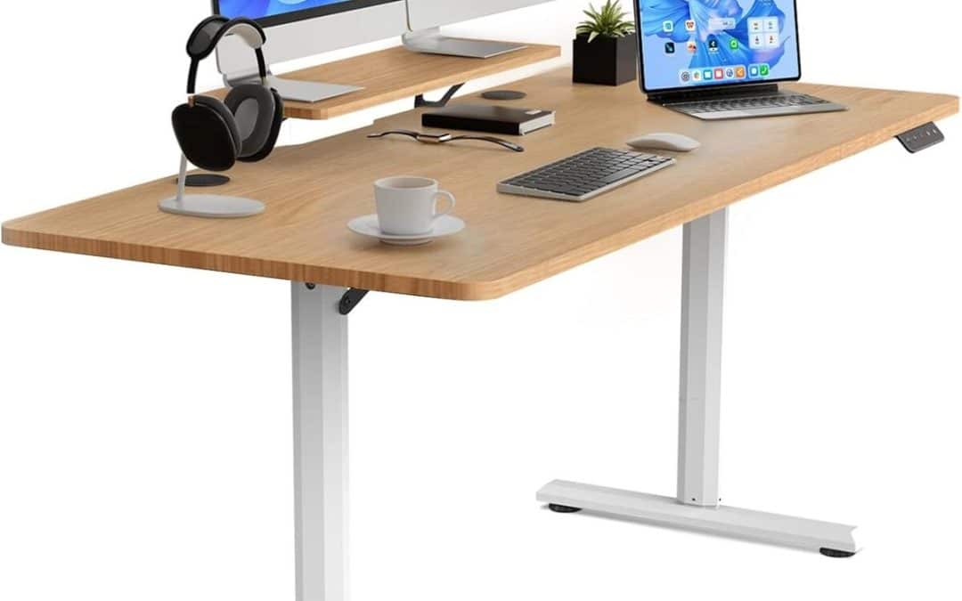 Test du bureau assis-debout électrique Sosinya : ergonomie et fonctionnalités