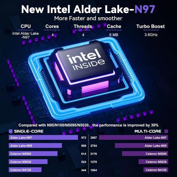 ACEMAGIC 2025 Ordinateur Portable,Boîtier Métallique PC Portable,15,6 Pouces FHD 16Go DDR4 512Go SSD,Quad-Core N150(Jusqu'à 3,60 GHz) Bat N5095,Wi-FI,BT5.0,USB 3,2,Type C,HDMI(Gris,15,6 Pouces)