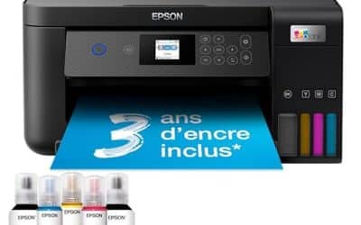 Test de l&rsquo;imprimante Epson EcoTank ET-2850 : réservoir d&rsquo;encre pour 3 ans