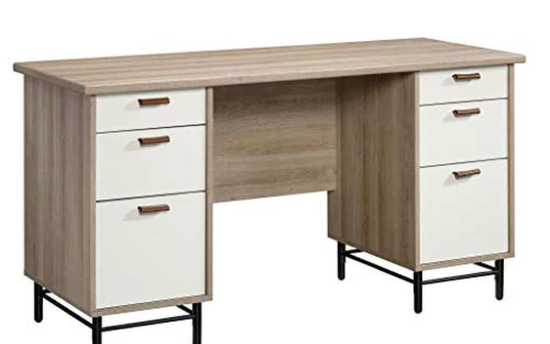 Test du bureau exécutif Sauder Anda Norr, chêne ciel