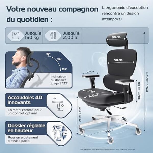 Découvrez notre test détaillé de la chaise de bureau ergonomique Clouvou ProSeat : confort, design et performances pour votre espace de travail. 