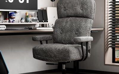 Test de la chaise de bureau EIZIMZVU ergonomique avec appuie-tête et repose-pieds réglables