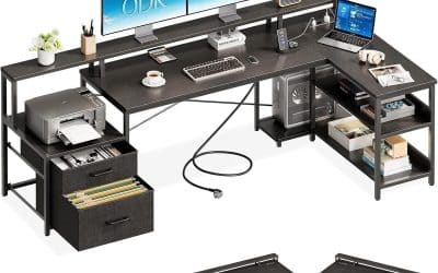 Test du bureau d&rsquo;angle ODK avec LED et rangement