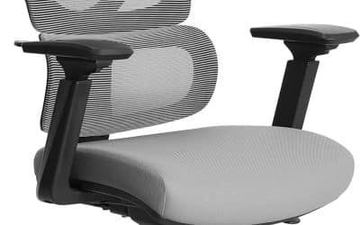 Test : mUSSO V900, chaise de bureau ergonomique avec dossier 3 niveaux